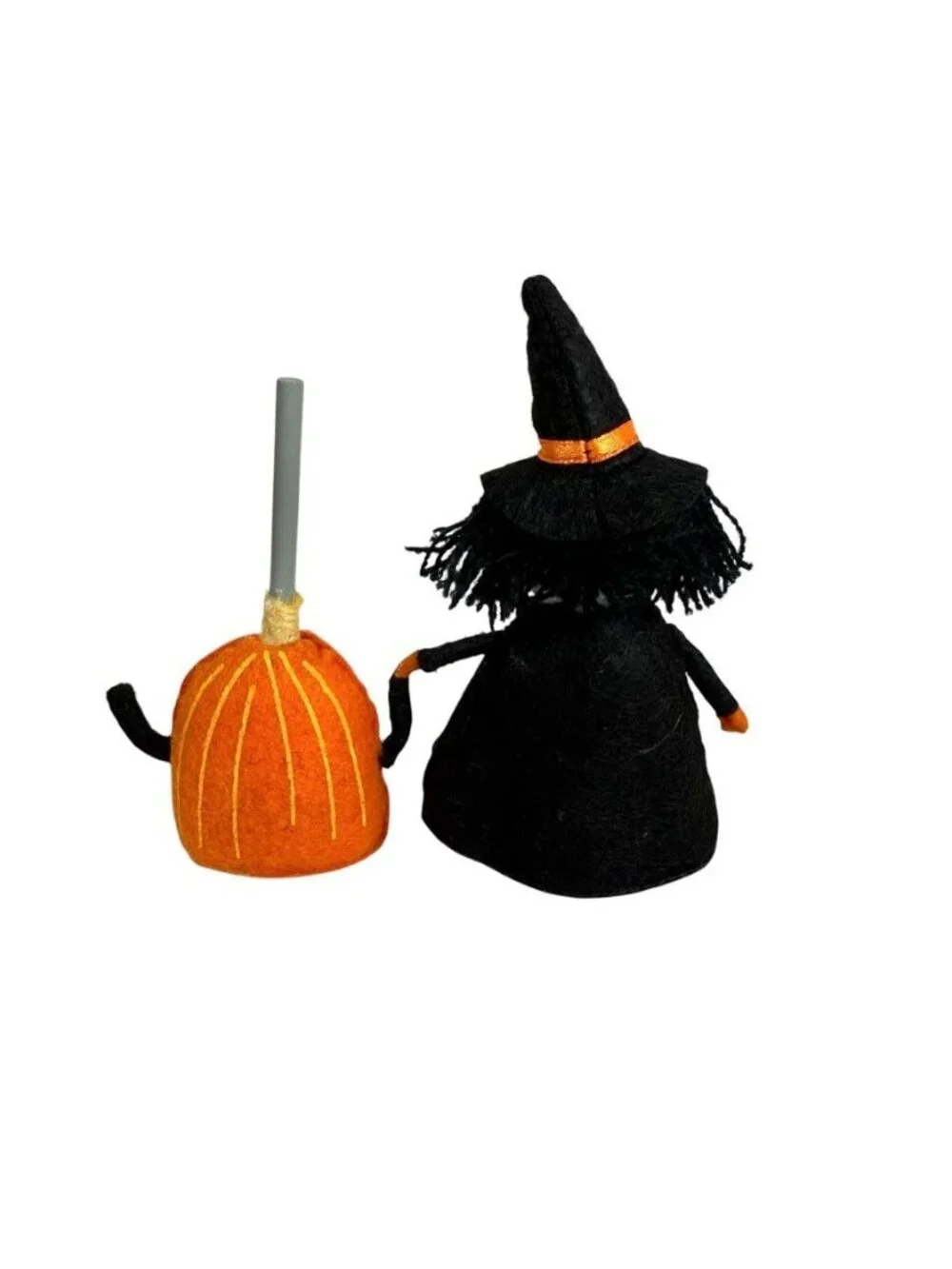 Target Halloween Witch and Broom Decorative Figurine Hyde & EEK 2022